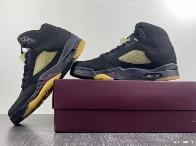 Ma Maniere Air Jordan 5 A Black FD1330-001 x 0408